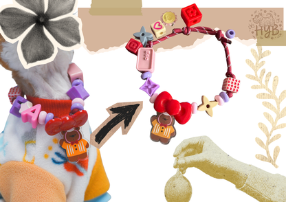 Customized Pet Collar|Mauve Series|Step 1: Select Colorful Round Rope in 5mm