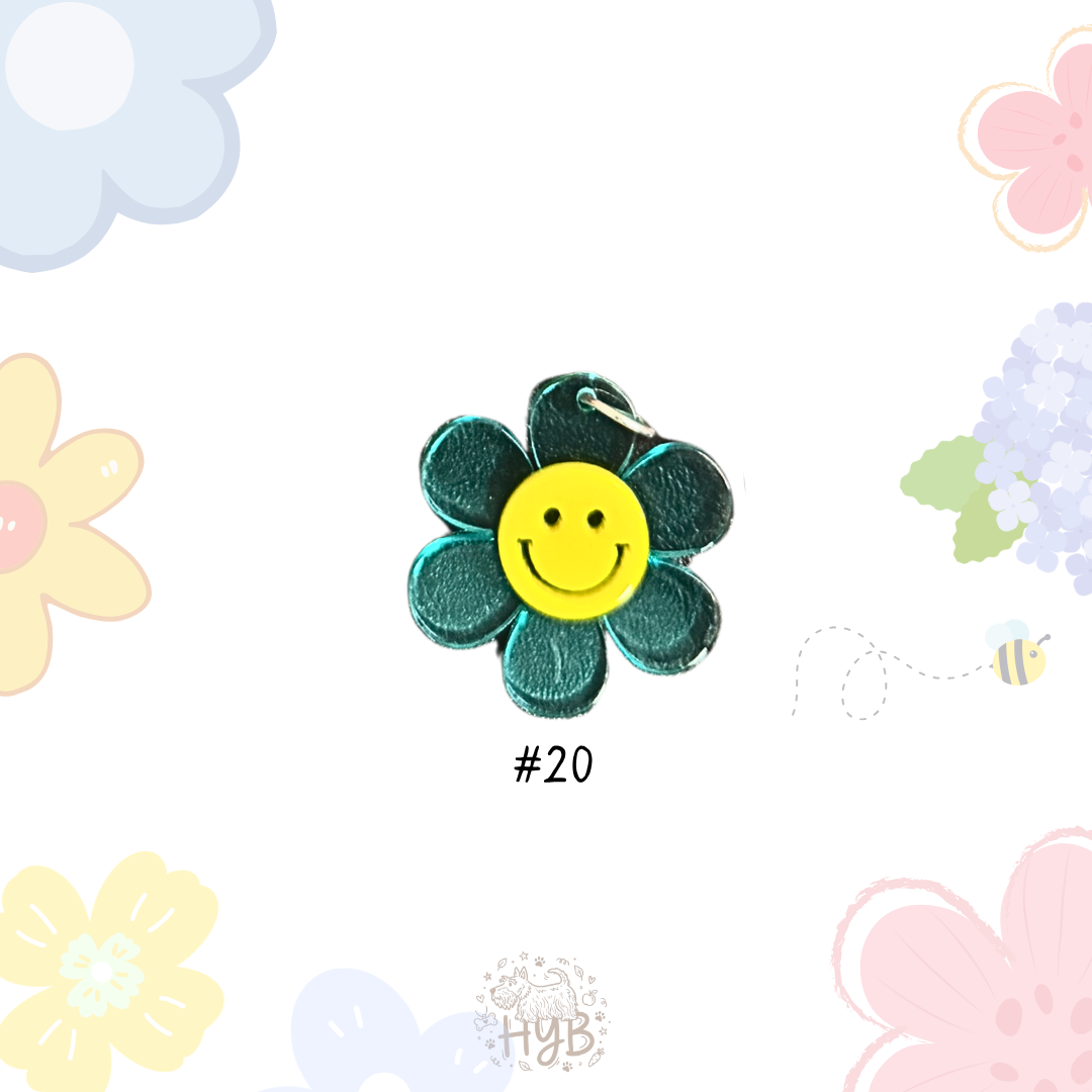 Customized Pet Collar|Smile & Flower Charms|Step 2: Choose your Favorite Charms