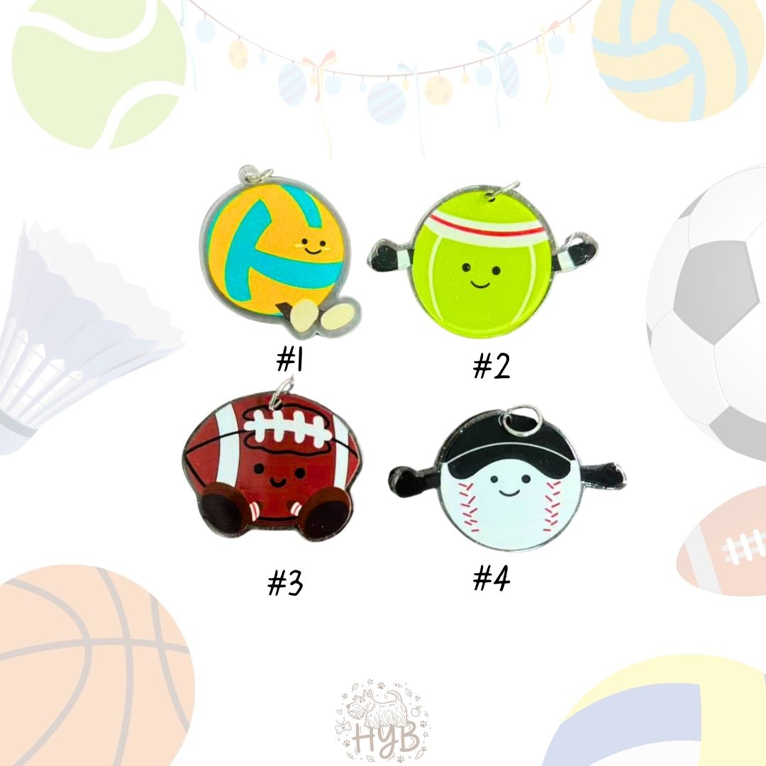 Customized Pet Collar|Sport Charms|Step 2: Choose your Favorite Charms