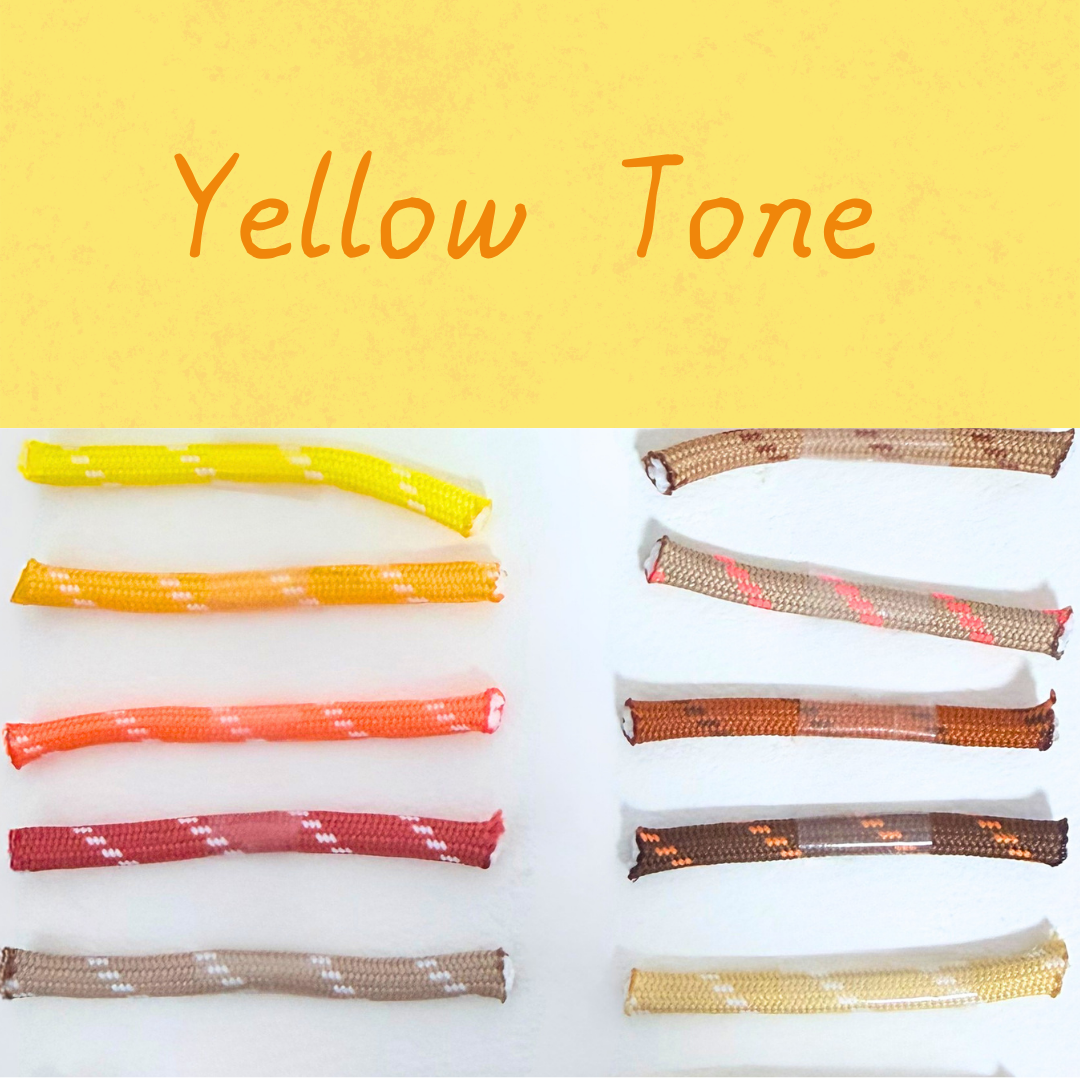 Customized Pet Collar|Yellow Tone|Step 1: Select Colorful Round Rope in 5mm