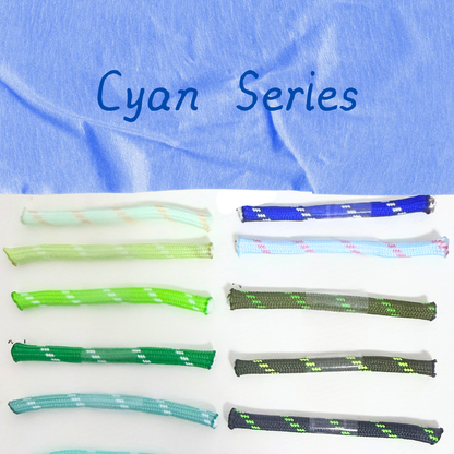 Customized Pet Collar|Cyan Series|Step 1: Select Colorful Round Rope in 5mm