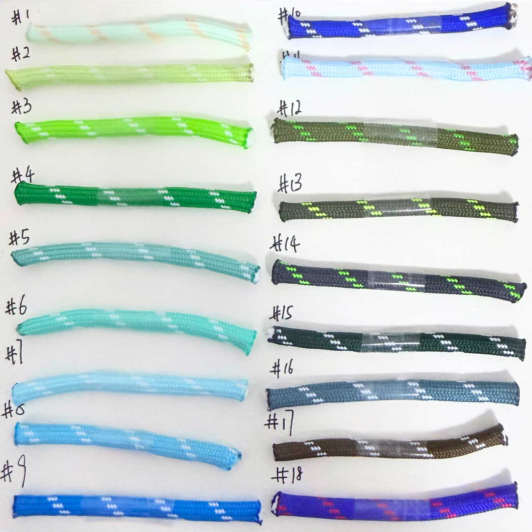 Customized Pet Collar|Cyan Series|Step 1: Select Colorful Round Rope in 5mm