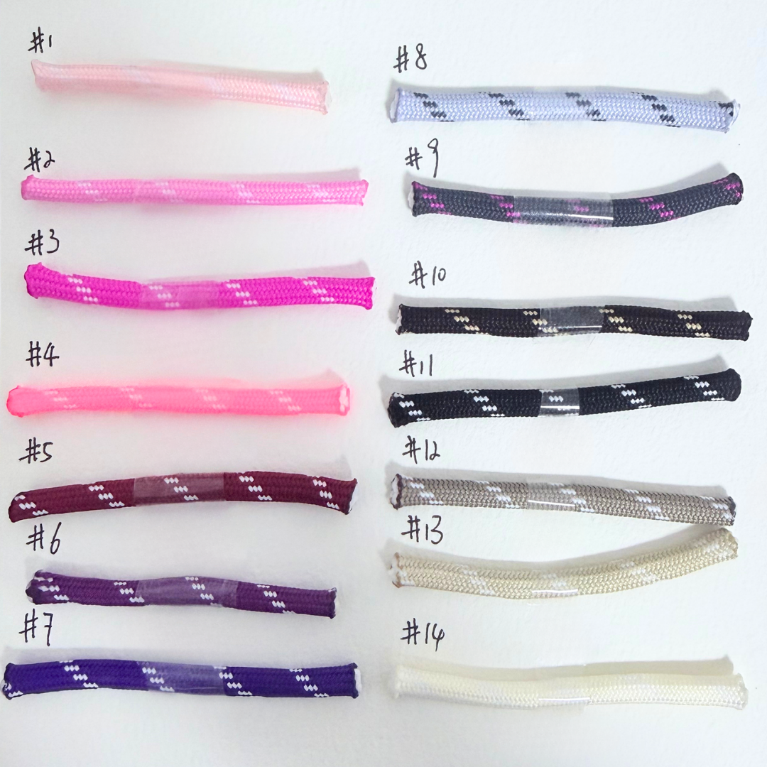 Customized Pet Collar|Mauve Series|Step 1: Select Colorful Round Rope in 5mm