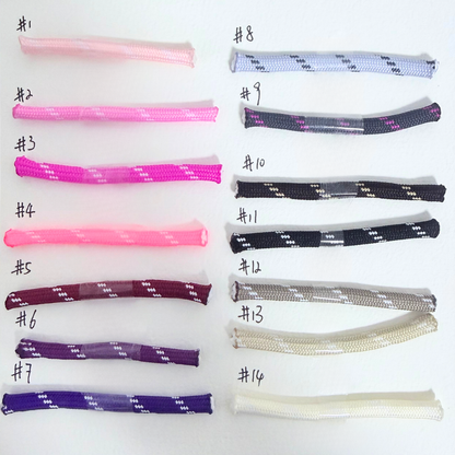 Customized Pet Collar|Mauve Series|Step 1: Select Colorful Round Rope in 5mm
