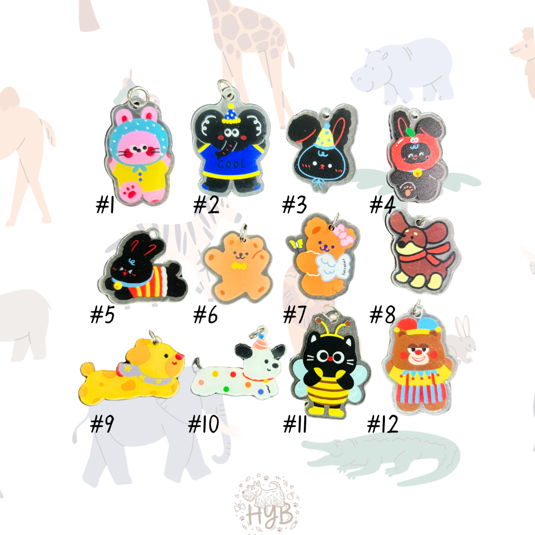 Customized Pet Collar|Cute Zoo 1 Charms|Step 2: Choose your Favorite Charms