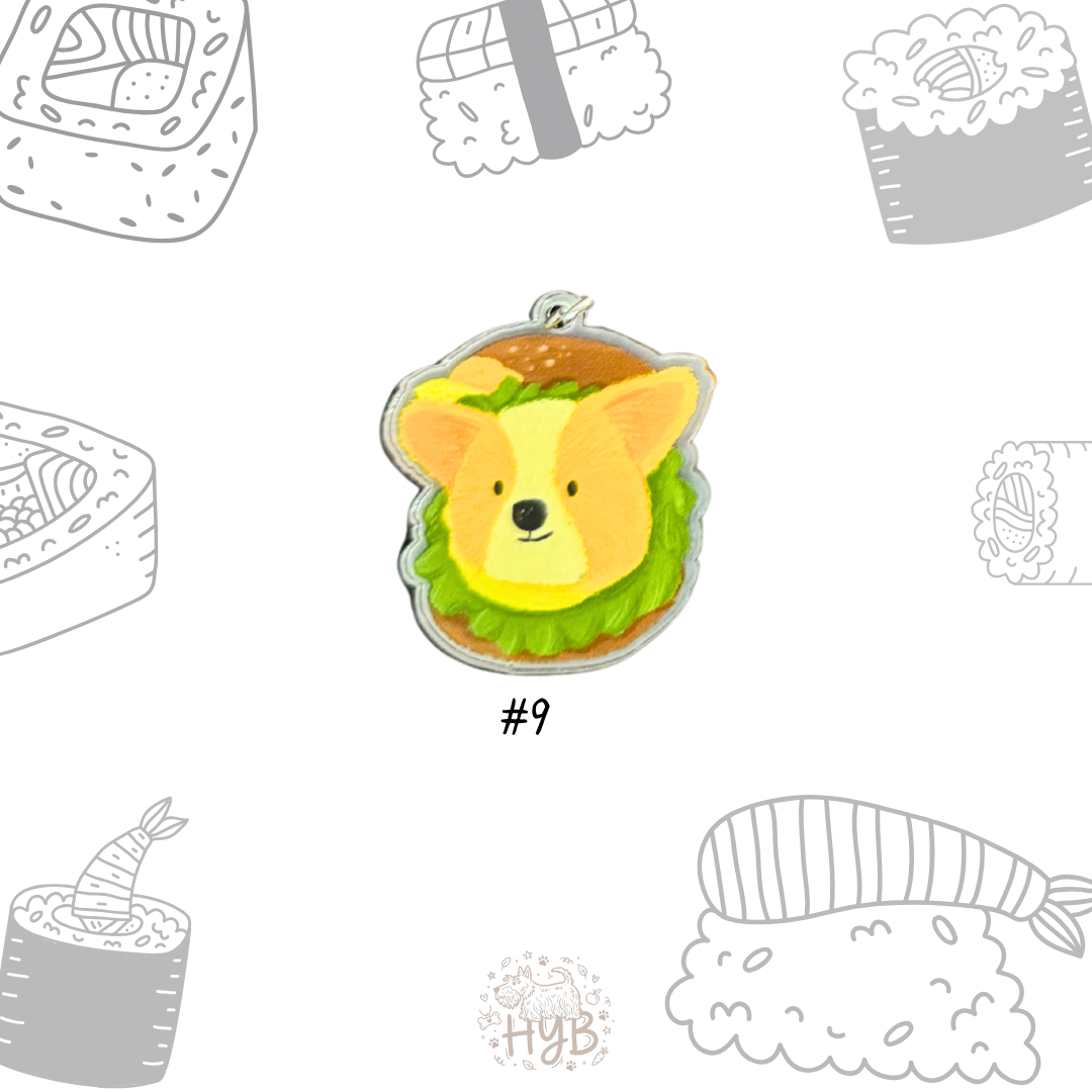 Customized Pet Collar|Mc Dog & Sushi Charms|Step 2: Choose your Favorite Charms