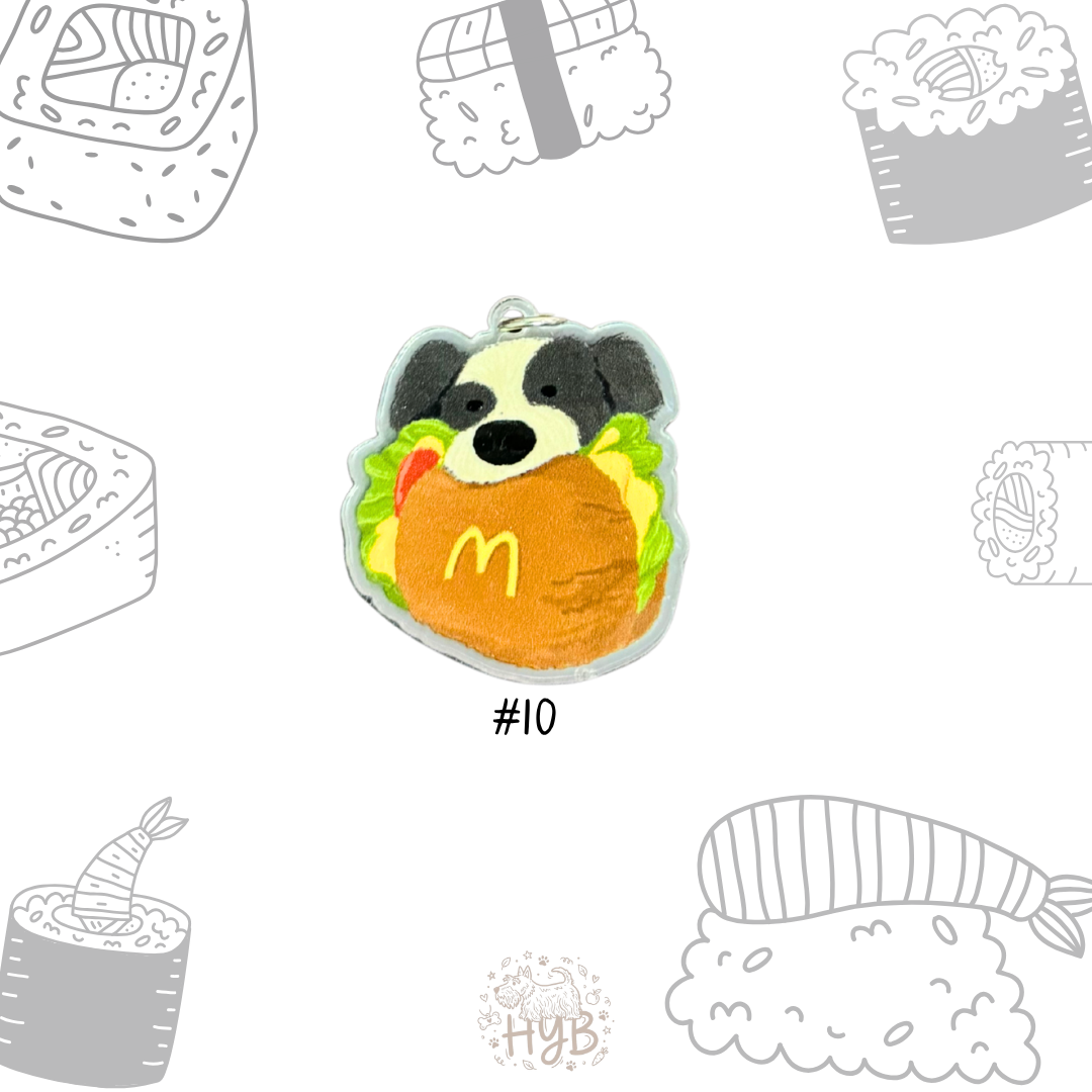 Customized Pet Collar|Mc Dog & Sushi Charms|Step 2: Choose your Favorite Charms