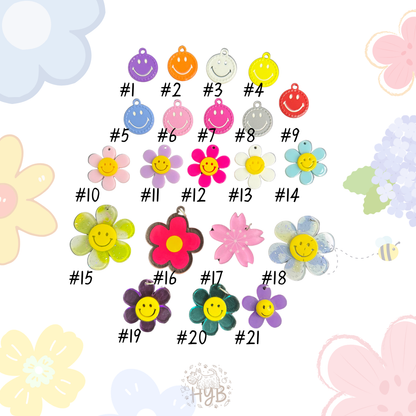 Customized Pet Collar|Smile & Flower Charms|Step 2: Choose your Favorite Charms