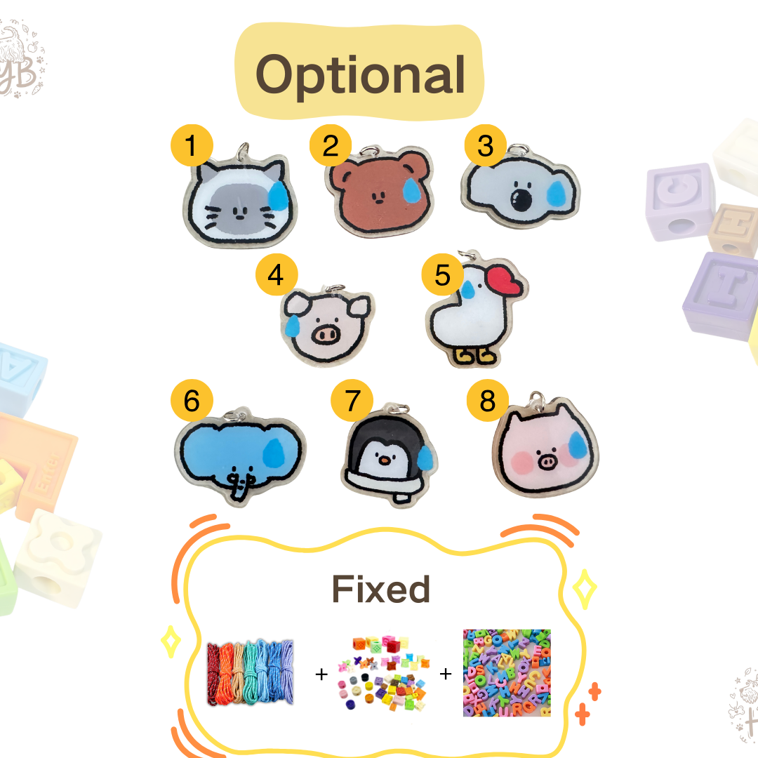 Custom Name Lego Bead Pet Collar-8 Styles Kawaii Sweaty Animal Pet Collar